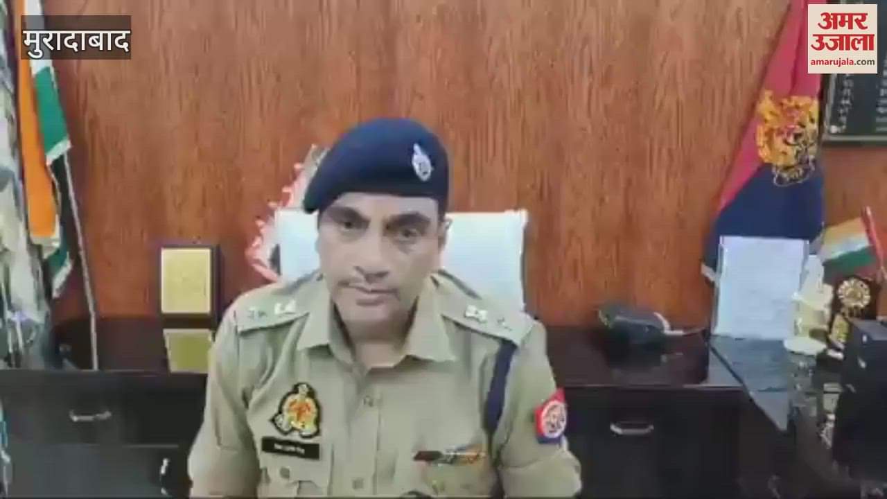 VIDEO : On the eve of Dussehra, police-administration took out a foot march in Rampur