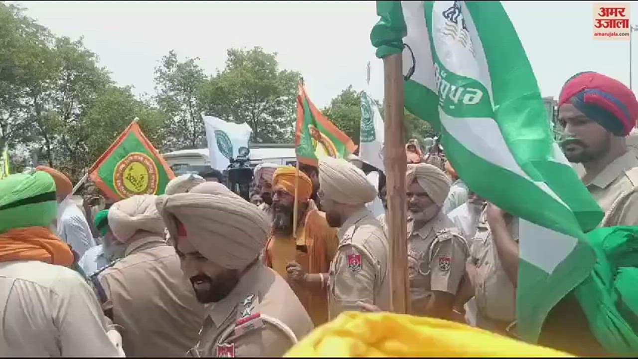 VIDEO : Farmers Protest PM Modi in Patiala