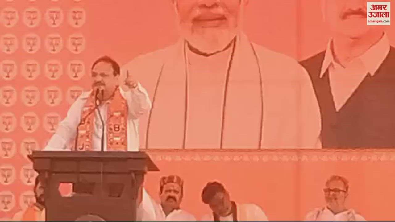 VIDEO : Lok Sabha Election JP Nadda said rahul gandhi lalu yadav arvind kejriwal is corrupt