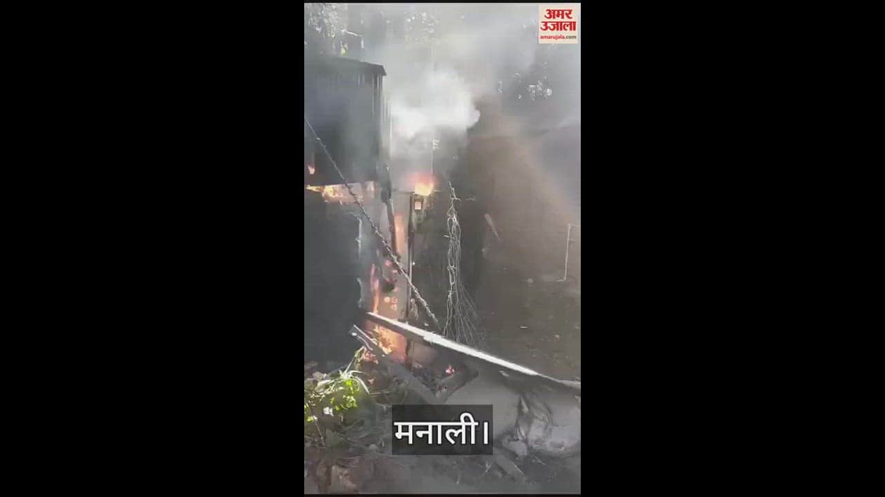 VIDEO : Fire breaks out in transformer under Manali loss of Rs 50 thousand