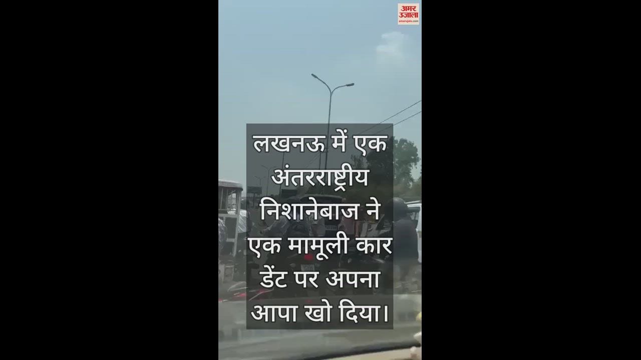 VIDEO : बट्ट से किए दूसरी कार के ड्राइवर पर वार