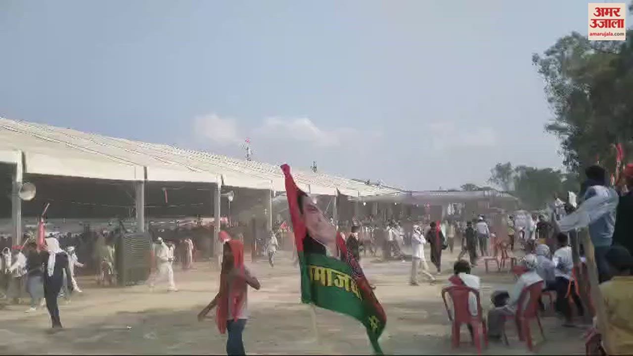 VIDEO : Lok Sabha election samajwadi leader akhilesh yadav in chandauli for public meeting