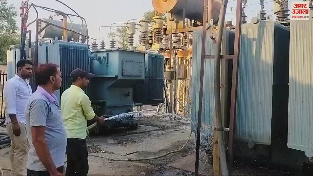 VIDEO : heating of transformers being reduced by adding water coolers have also been installed many places in ghazipur