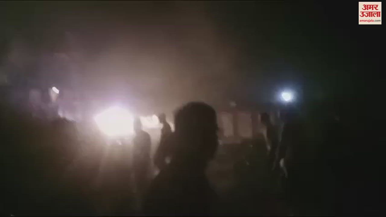 VIDEO : महेंद्रगढ़ में देवीलाल पार्क के पास कबाड़ की दुकान में लगी आग