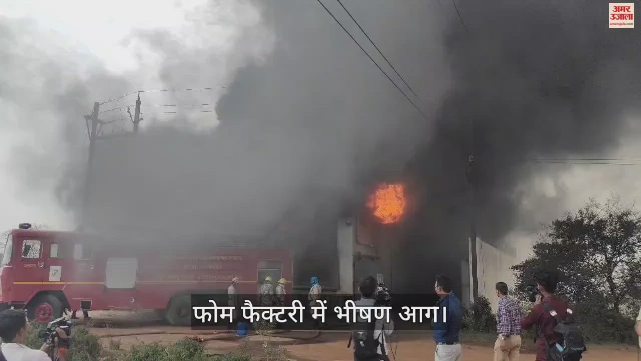 VIDEO : रायपुर के फोम फैक्टरी में लगी भीषण आग: दो महिला कर्मचारियों की मौत की खबर