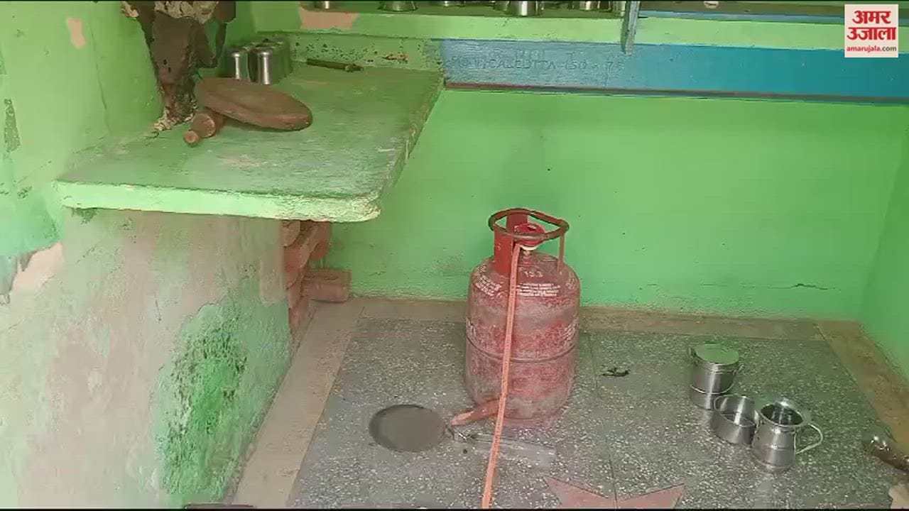 VIDEO : cylinder leak in Dhani Khargawan of Mahendragarh