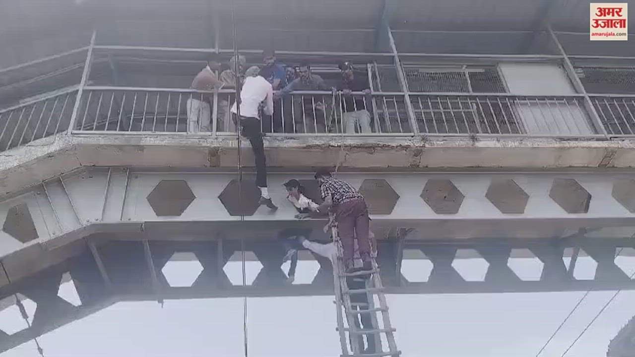 VIDEO : Minor Girl Climbed Foot Over Bridge To Jump In Front Of Train In Ludhiana