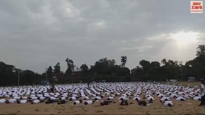 VIDEO : International Yoga Day in chandigarh pgi