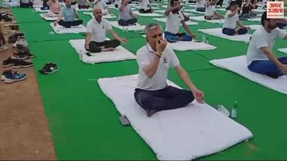 VIDEO : International Yoga Day celebrated in Punjab