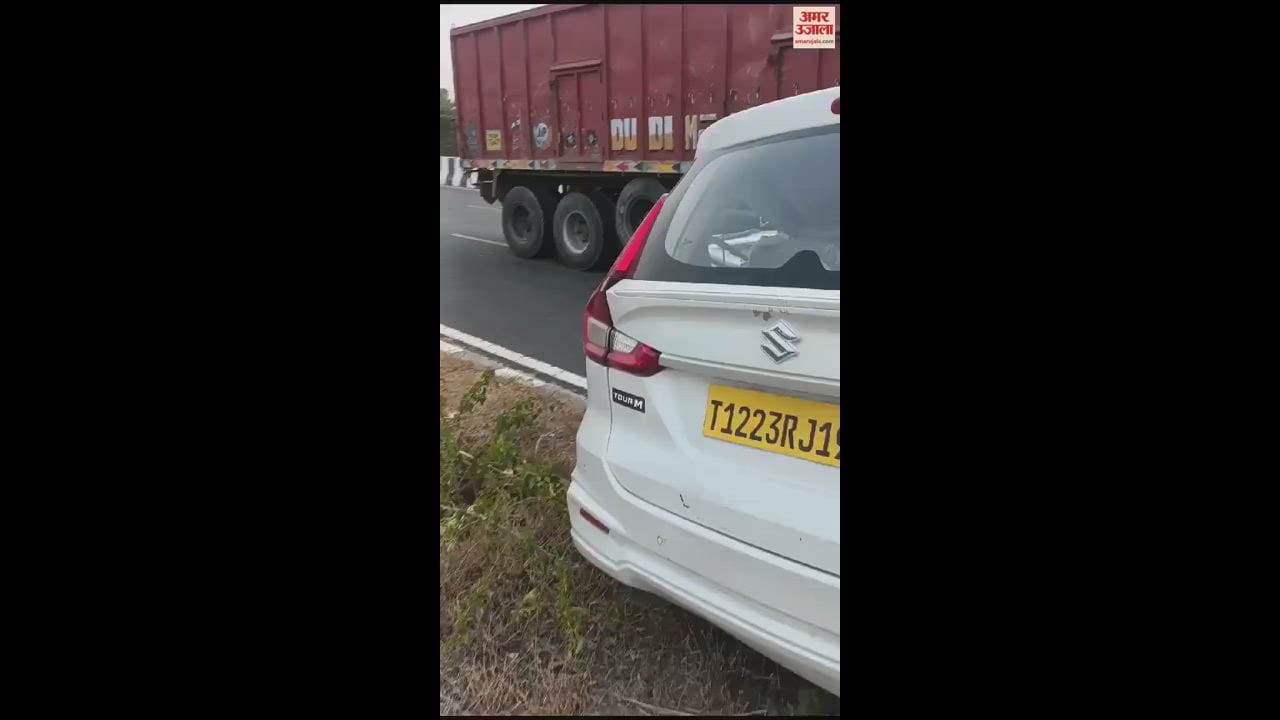 VIDEO : सिरसा के आई स्पेशलिस्ट की पत्नी की सड़क हादसे में मौत, मृतका की बहन और बेटी घायल