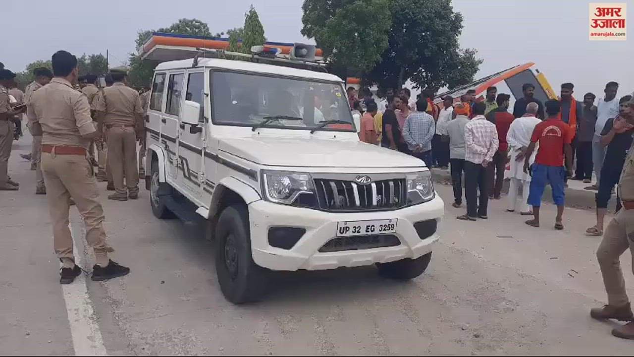 VIDEO : Bus overturned in ditch trying to save bike rider 20 people injured and one died