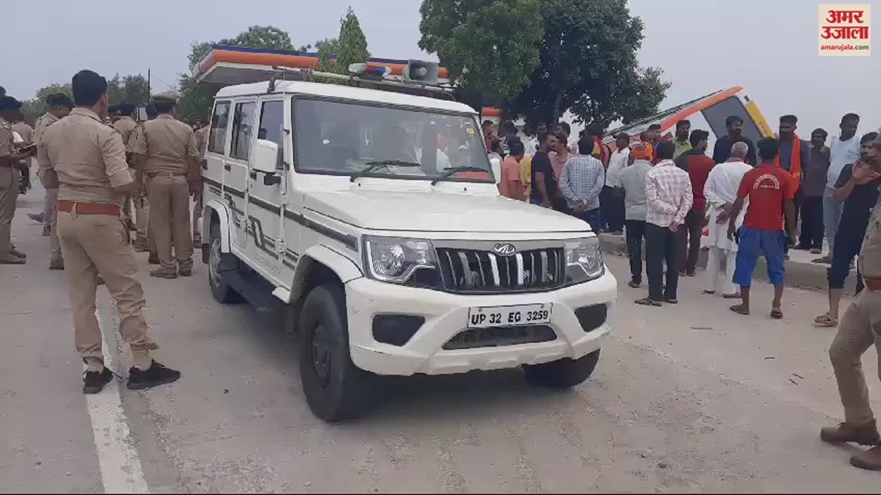 VIDEO : Bus overturned in ditch trying to save bike rider 20 people injured and one died