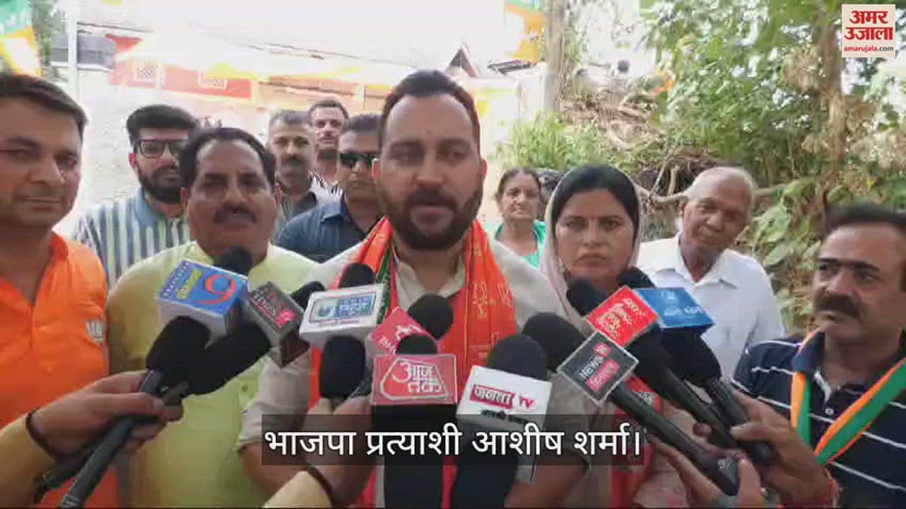 VIDEO : BJP candidate Ashish Sharma retaliated to the statements of Congress candidate Dr. Pushpendra Verma