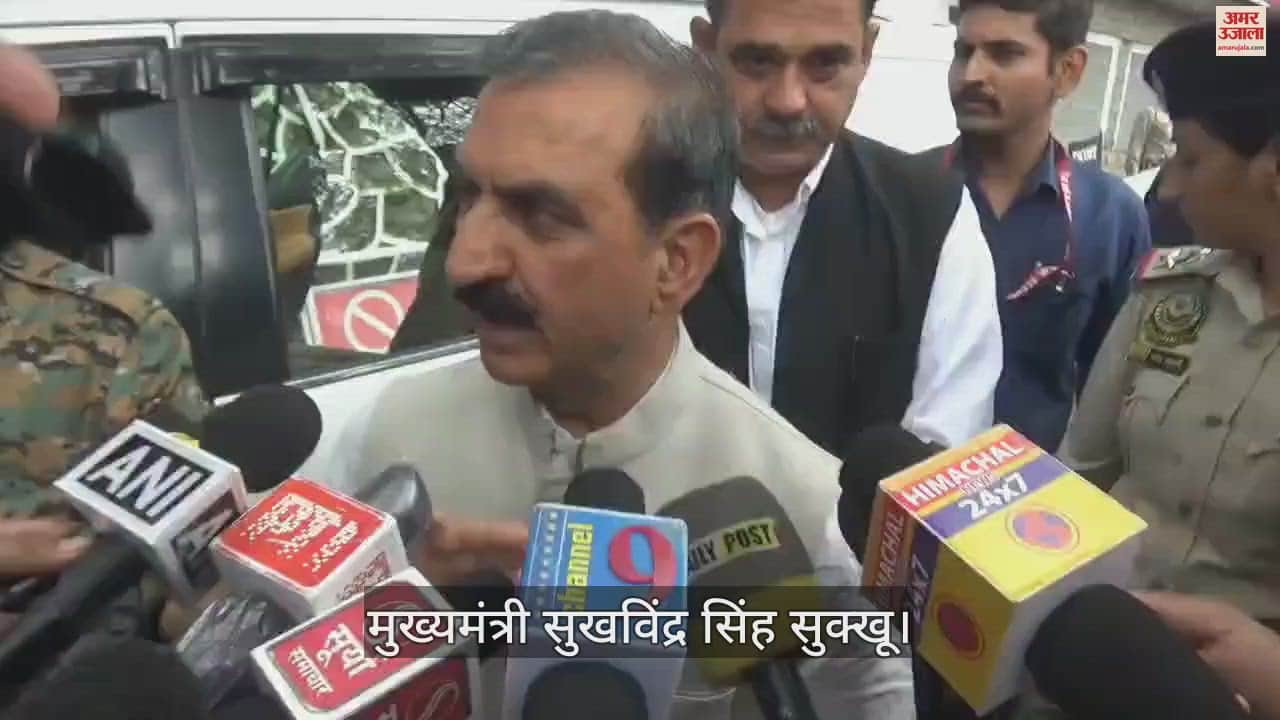 VIDEO : CM sukhvinder Sukhu made a courtesy call on the Governor Shiv Pratap Shukla