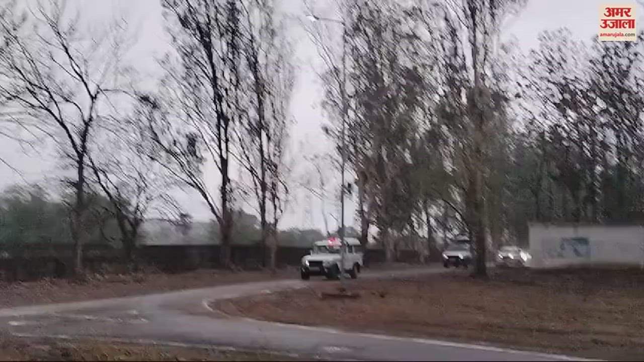 VIDEO : RSS chief Mohan Bhagwat reached Devraha Hans Baba Ashram in mirzapur officials increased security