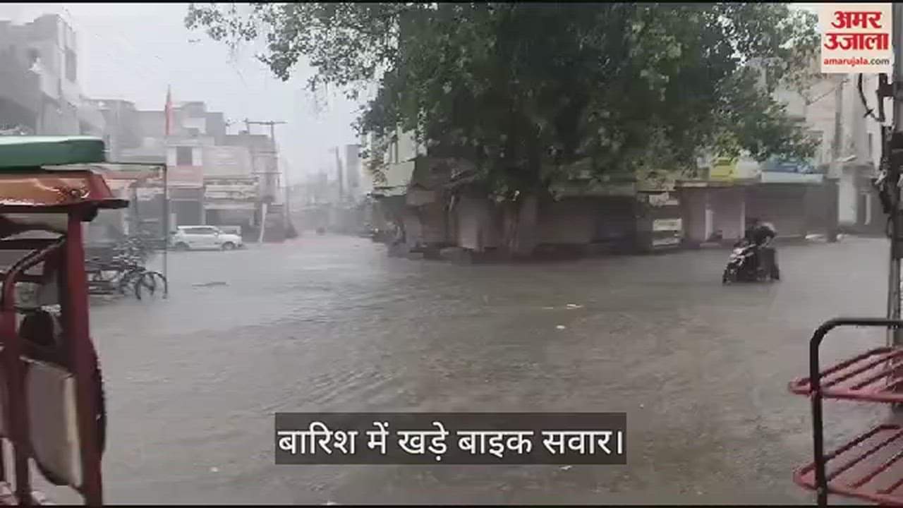 VIDEO : फतेहाबाद में बारिश में जलभराव से जूझ रहे लोग