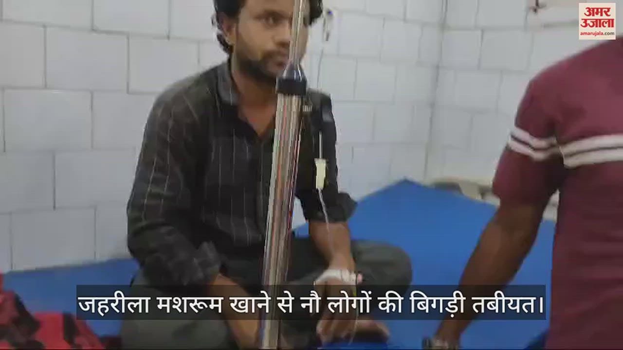 VIDEO : जहरीला मशरूम खाने से एक ही परिवार के नौ सदस्य बीमार, एक बच्ची की मौत, घर में पसरा मातम