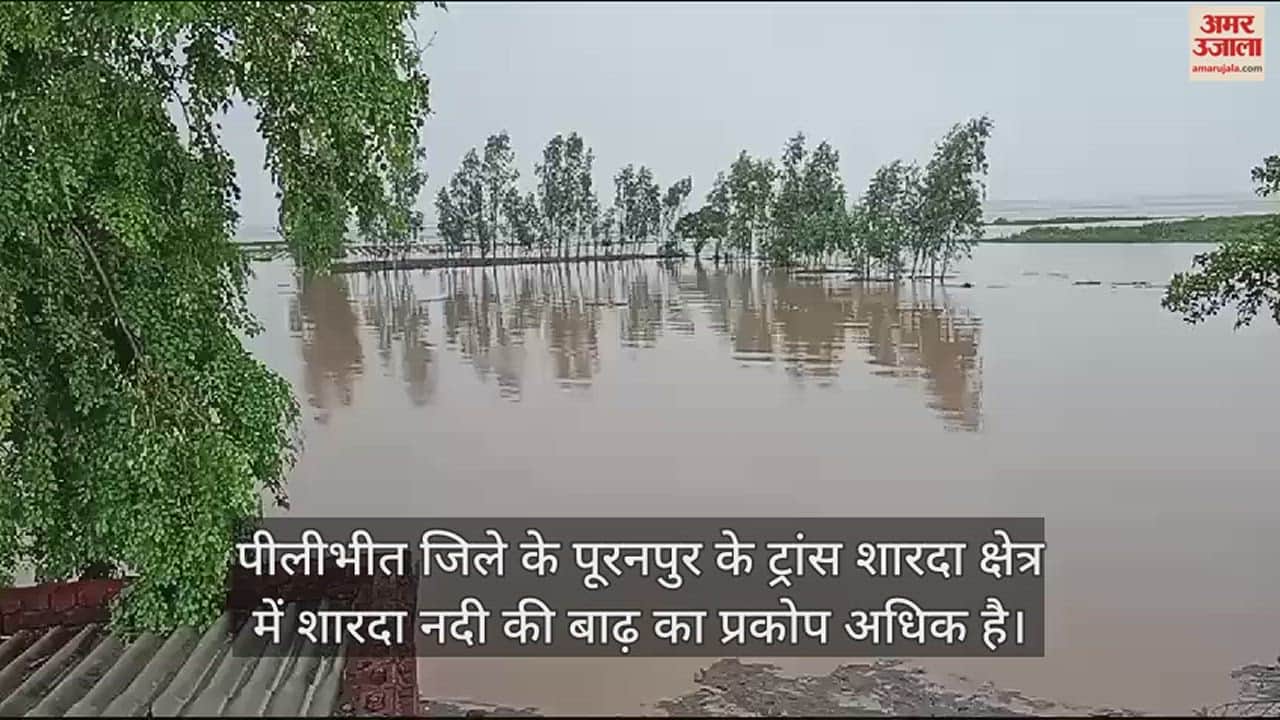 VIDEO : पीलीभीत के ट्रांस शारदा क्षेत्र में बाढ़ से मचा हाहाकार, वायुसेना ने किया रेस्क्यू