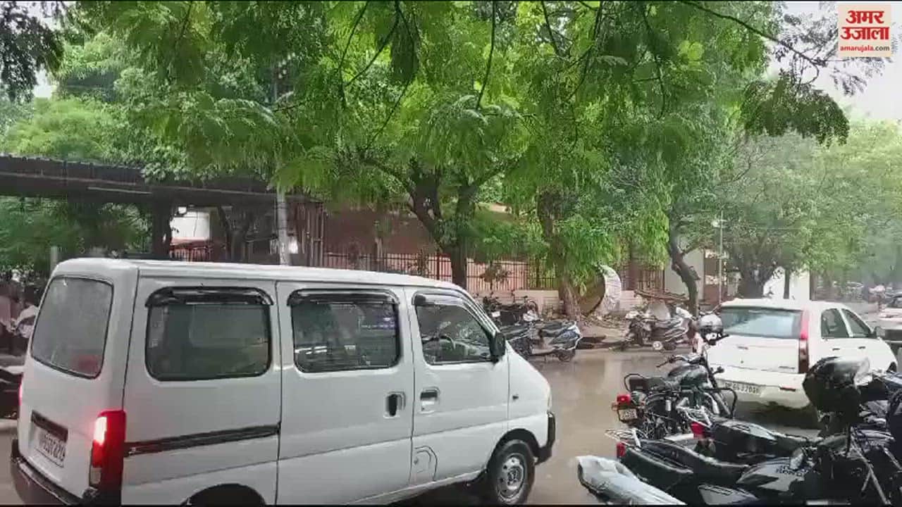 VIDEO : Clouds rained with thunder and lightning in Varanasi brought relief from humidity and heat