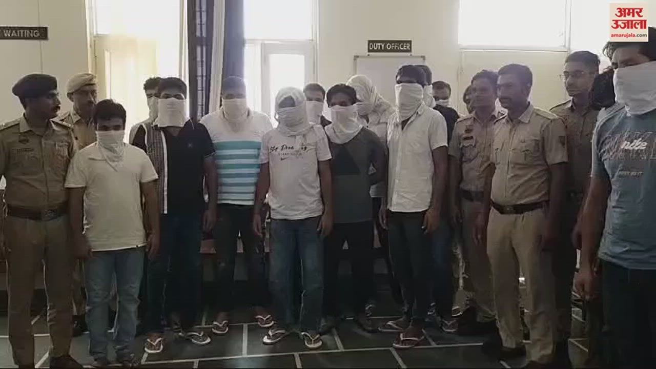 VIDEO : फतेहाबाद में लूट की योजना बनाते 14 युवक काबू, हथियारों और 2.80 लाख की नकदी भी पकड़ी