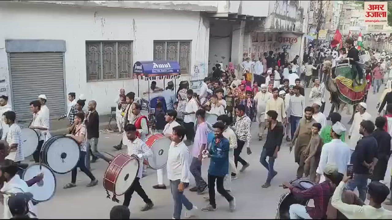 VIDEO : huge crowd gathered visit Alam Taboot and Duldul and also offered tribute of tears and bloody mourning