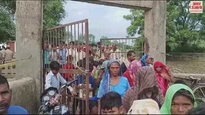 VIDEO : Sensation due murder in Rampur, elderly care taker killed by crushing head in temporary cowshed