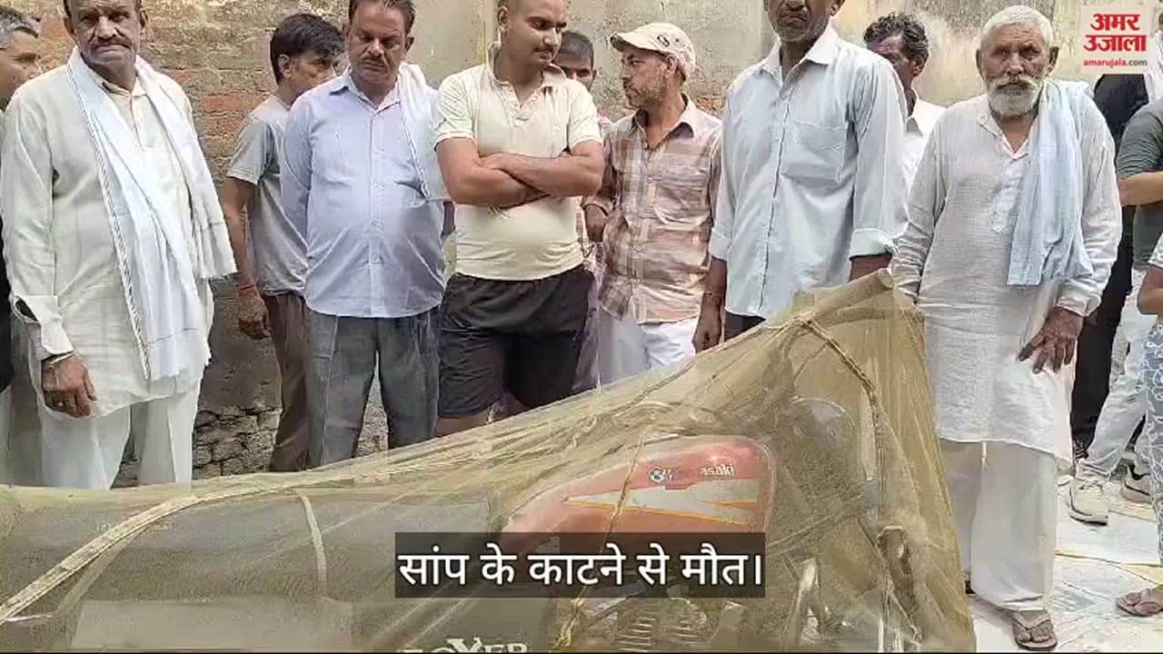 सांप के काटने से युवक की माैत