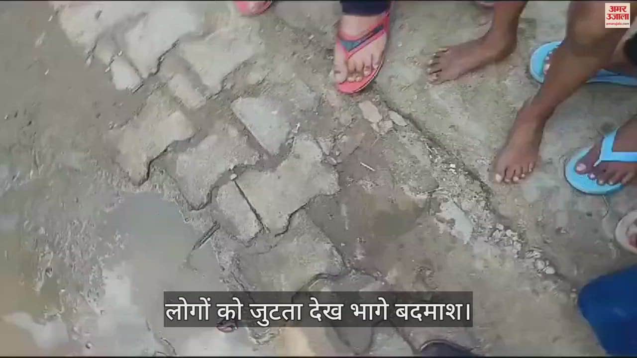 VIDEO : आगरा में बदमाशों ने सर्राफ की दुकान पर बोला धावा, तमंचे के बल पर लूट का प्रयास; फायर कर फैलाई दहशत