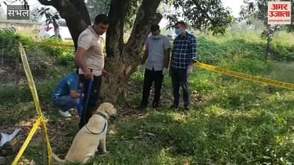 VIDEO : body of a young man missing for three days was found in a mango orchard, family members suspected murder