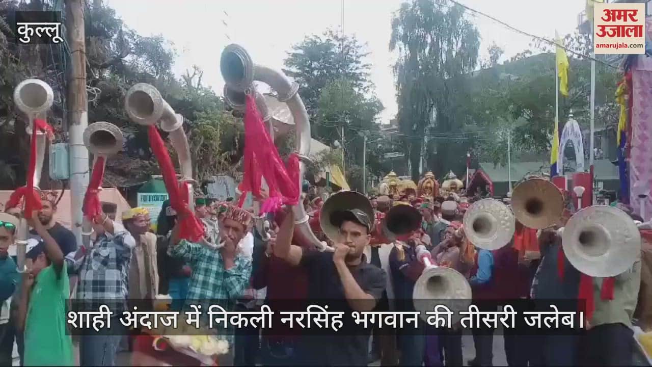 VIDEO : The third procession of Lord Narasimha was taken out in a royal style