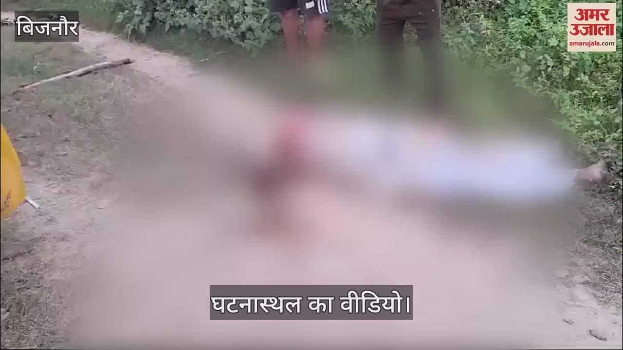 VIDEO : Bijnor: तेंदुए ने किया हमला, किसान ने किया ढेर, किसान को अस्पताल ले जाने के बजाय बनाते रहे वीडियो