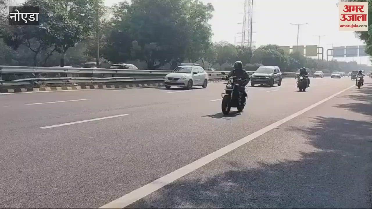 VIDEO : नोएडा में प्रतिबंधित मार्ग पर फर्राटा भर रहे वाहन