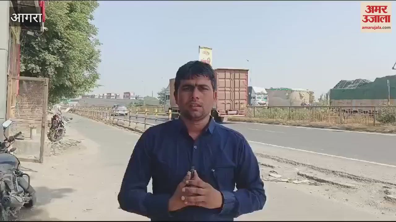 VIDEO : ग्वालियर हाईवे पर लगा जाम, खुलवाने में छूटे पुलिस के पसीने...ट्रक पलटने को बाद फंसे वाहन