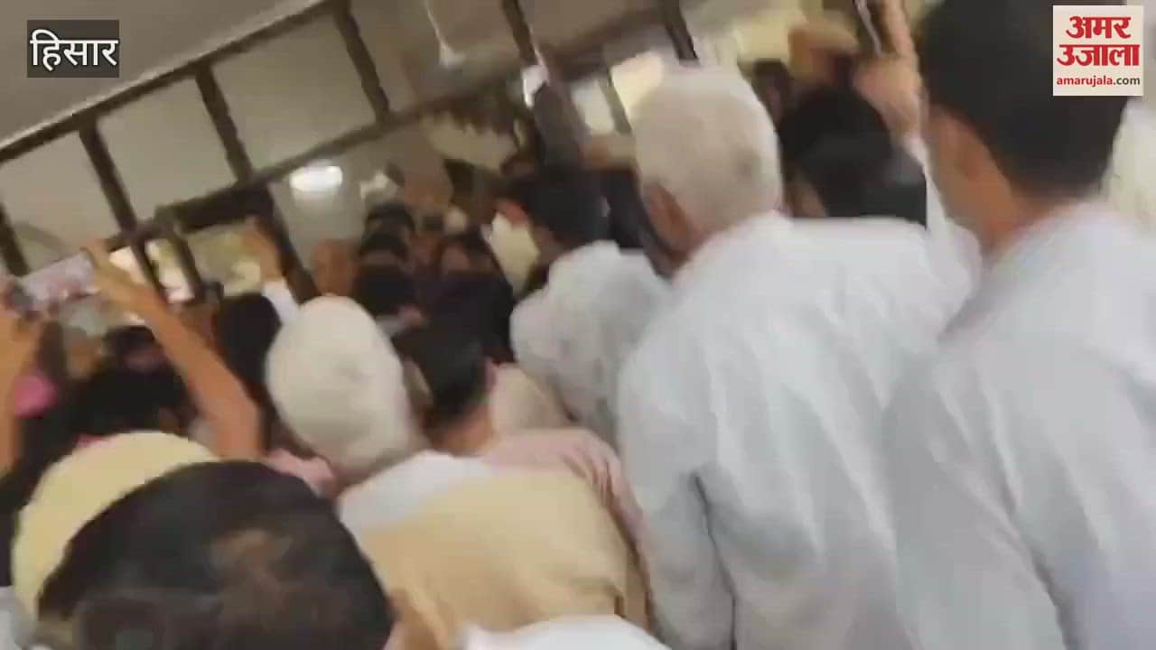 VIDEO : Cabinet Minister Ranbir Gangwa reached Hisar, said - it is my responsibility to serve the people