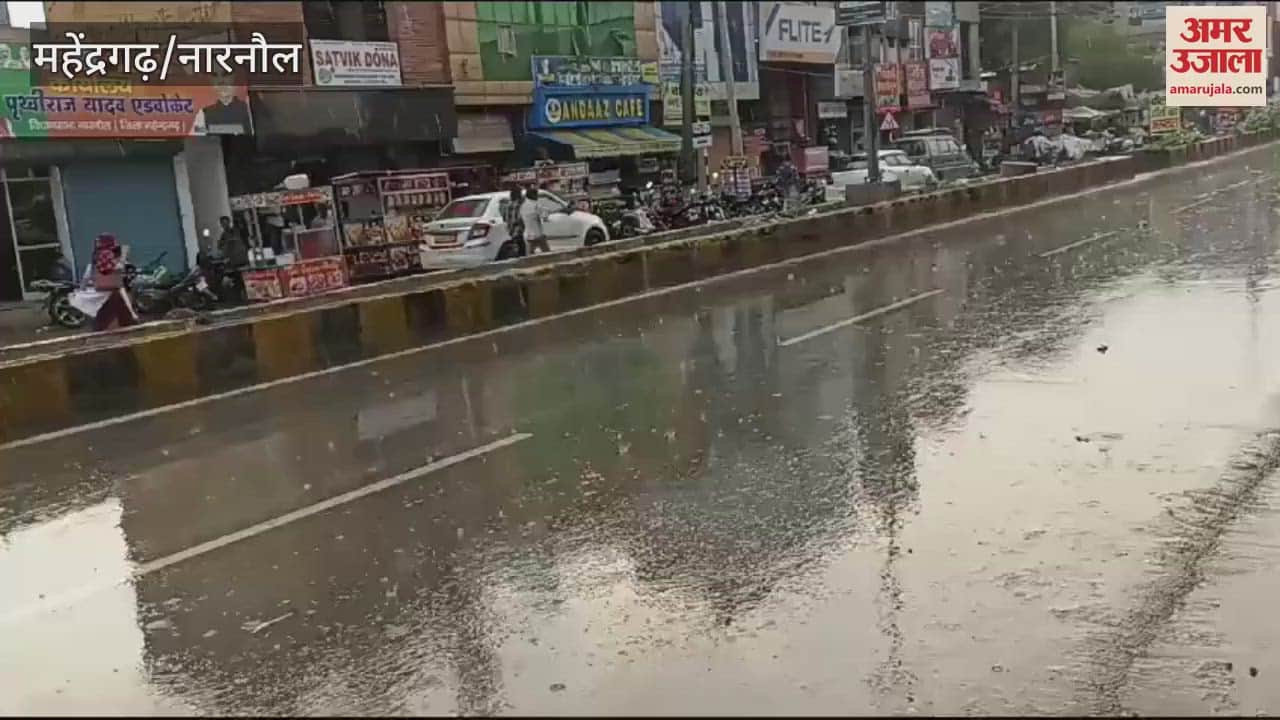 VIDEO : Weather changed suddenly in Narnaul, cold increased due to rain