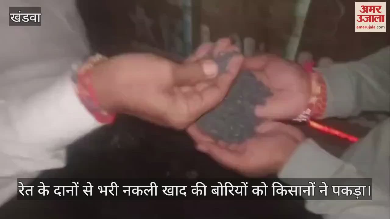 Fake DAP fertilizer bags are being sold in rural areas, when the farmer bought them, grains of sand came out
