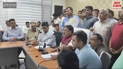 VIDEO : After becoming Deputy Speaker, Dr. Krishna Midha took a meeting of officials in Jind
