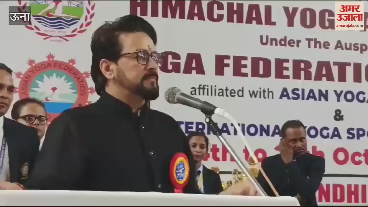 VIDEO : Anurag Thakur Said Aam Aadmi Party leaders are giving statements for cheap popularity