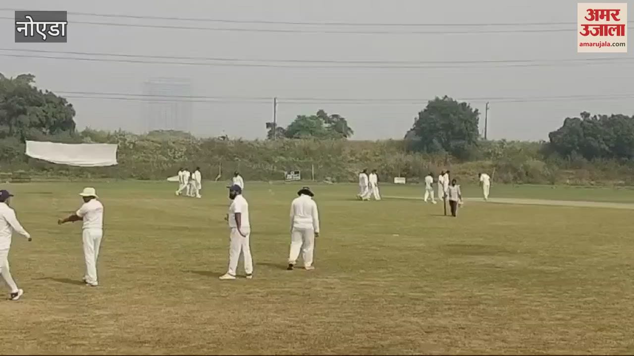 VIDEO : Host Gautam Buddha Nagar has the upper hand in UP T-20 Veteran Cricket League