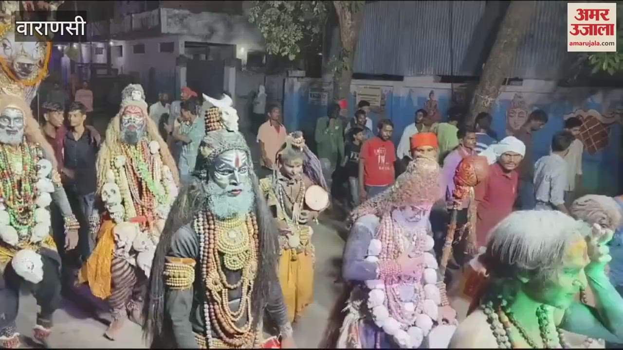 VIDEO : Tandava of Lord Shiva and Kali fierce form seen in Lag Ravana burnt ashes and fair organised