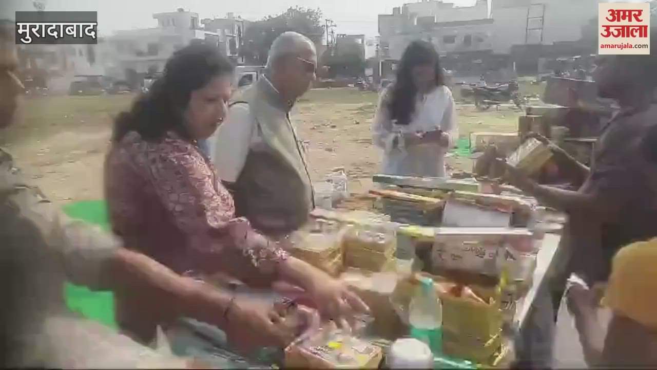 VIDEO : 300 shops will be set up in 15 cracker markets in moradabad district