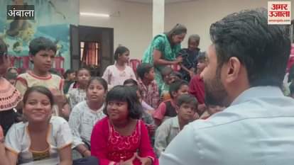VIDEO : Haryana: DC celebrated Diwali with children in Ambala