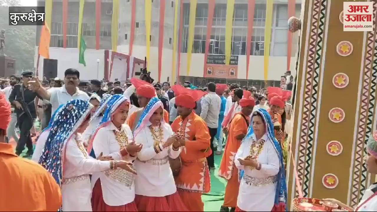 VIDEO : कुरुक्षेत्र विश्वविद्यालय में मुख्यमंत्री नायब सैनी का जोरादार स्वागत