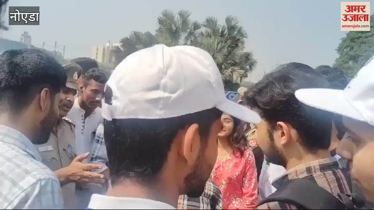 VIDEO : People who did not follow traffic rules at Pari Chowk were made aware by giving them roses