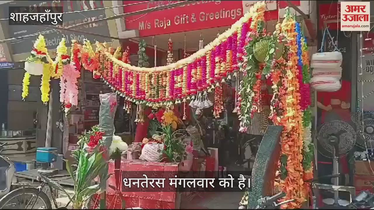 VIDEO : दीपोत्सव को लेकर बाजार में छाया सजावटी सामान, जमकर हो रही खरीदारी