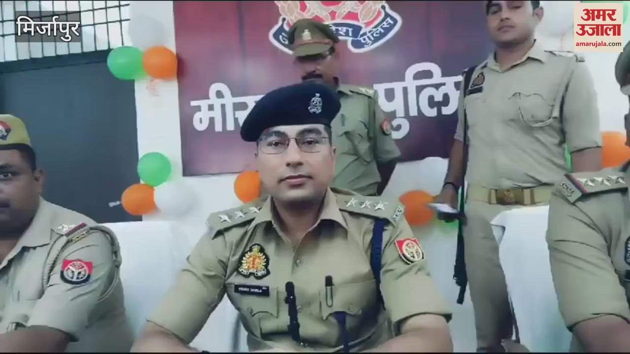 VIDEO : firecrackers recovered from grocery shop in Mirzapur two accused arrested