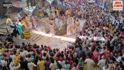 VIDEO : द्वारिकधीश मंदिर में शुरू हुई गोवर्धन पूजा, बड़ी संख्या में पहुंचे श्रद्धालु