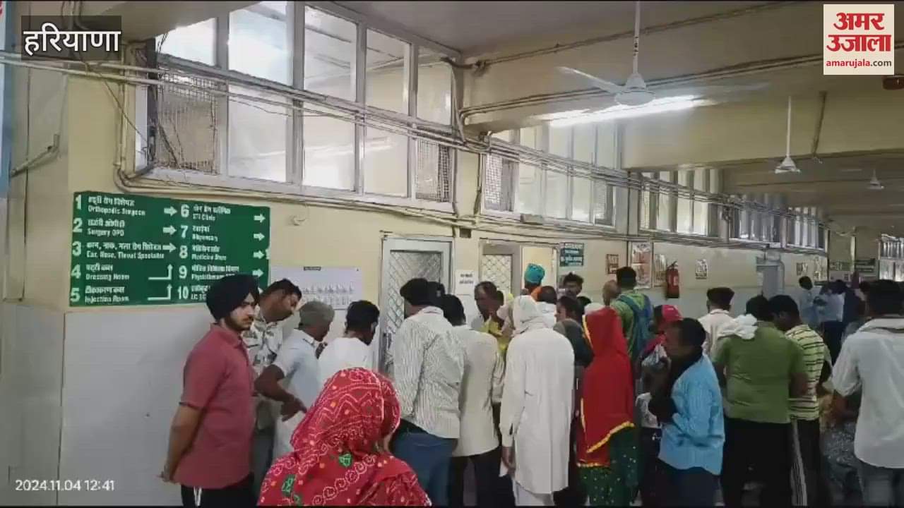VIDEO : Long queues of patients started in Sirsa after OPD started after five days