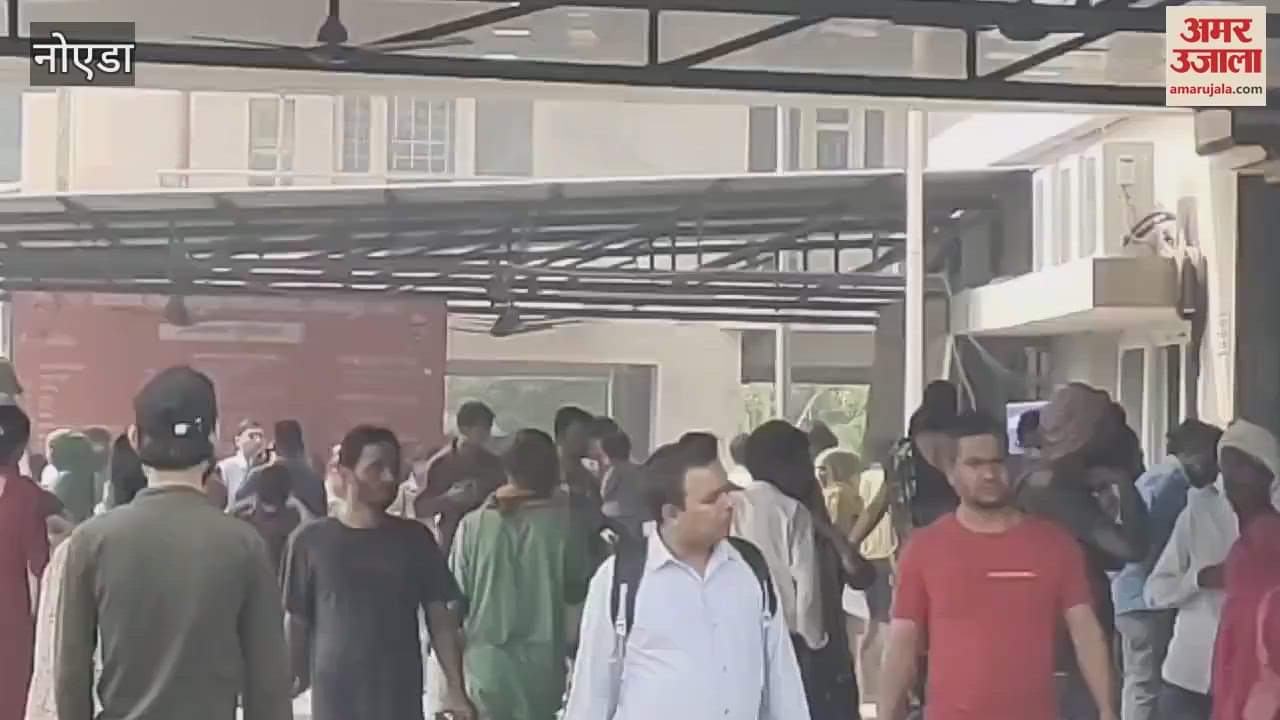 VIDEO : after Diwali holidays ended large number of patients reached Noida District Hospital