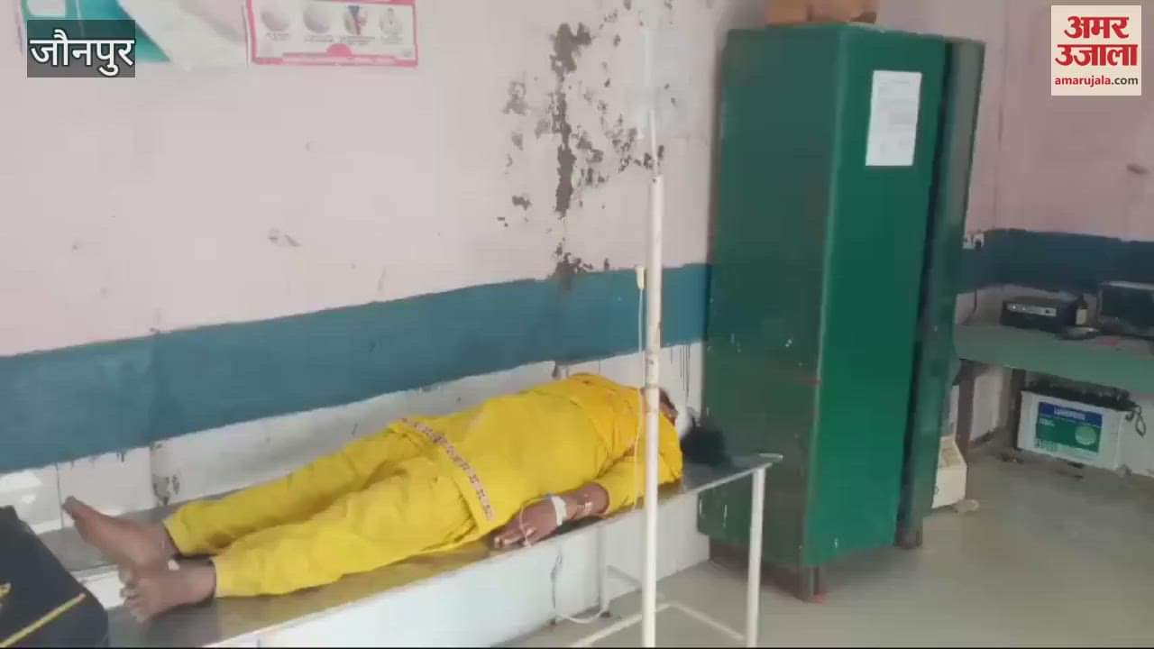 VIDEO : Jaunpur News Couple attacked sharp weapon of road accused of snatching cash and gold chain